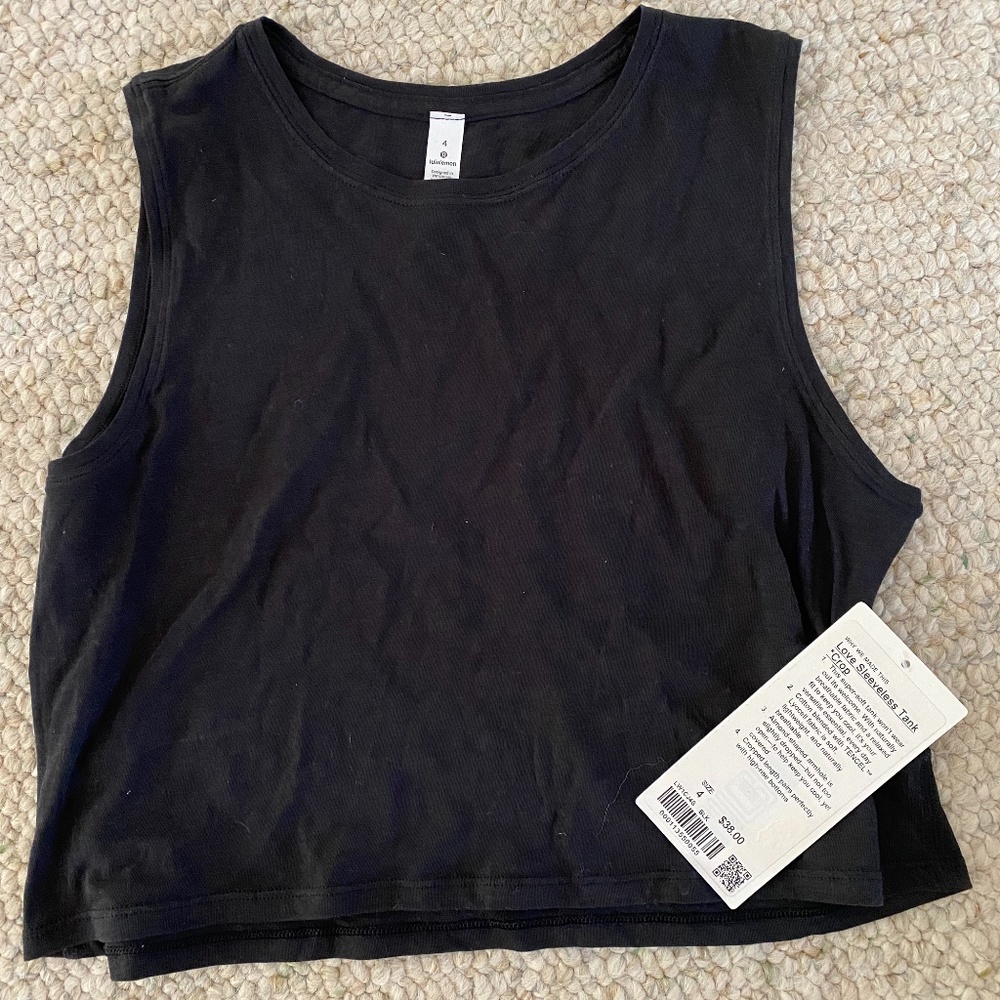 Lululemon Love Sleeveless Tank Crop